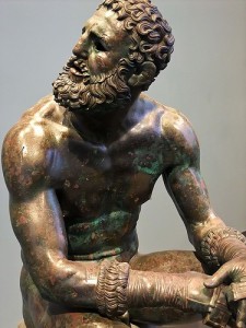 Bronsstaty av grekisk boxare, ca 330 f Kr.