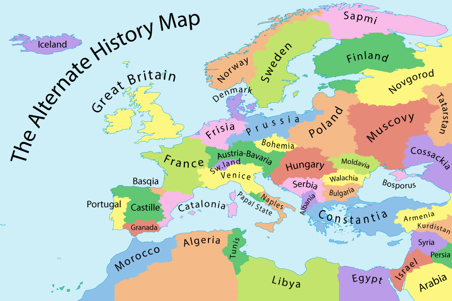 En alternativ europeisk historiekarta 1
