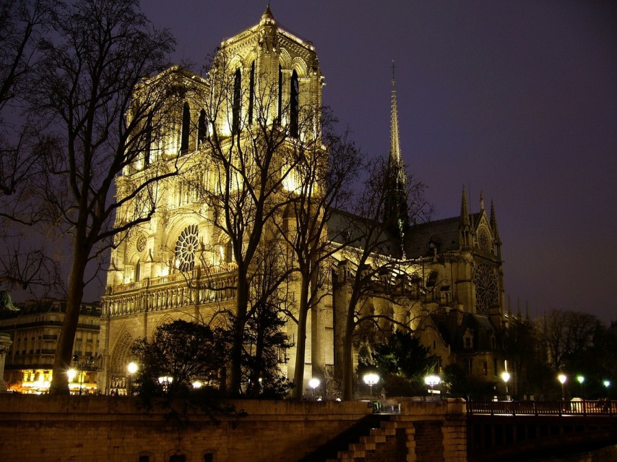 Notre Dame brinner 1